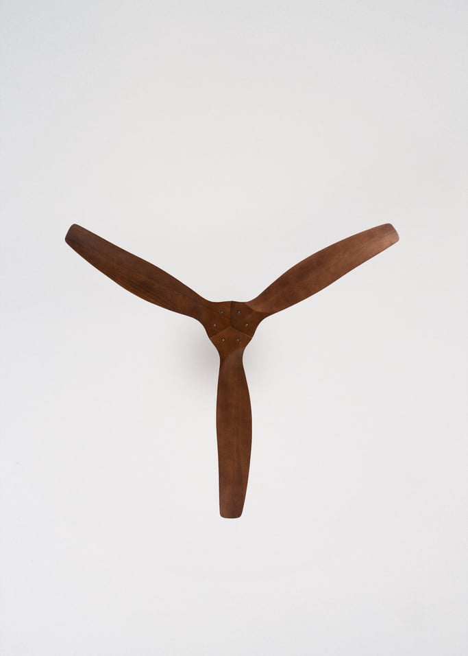 WIND CALM NATURAL WOOD - Silent 40W ceiling fan 100% wood, gallery image 6
