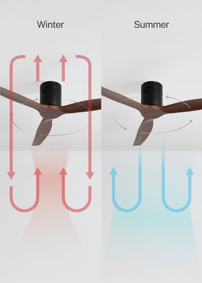 WIND CALM NATURAL WOOD - Silent 40W ceiling fan 100% wood, gallery image 3