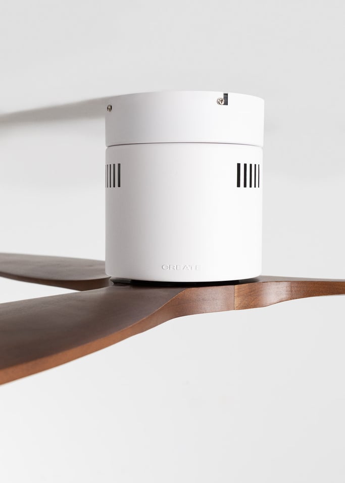 WIND CALM NATURAL WOOD - Silent 40W ceiling fan 100% wood, gallery image 4