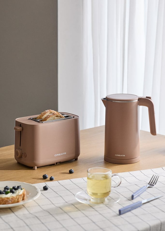 Pack TOAST STUDIO Toaster + KETTLE STUDIO PRO Electric Kettle, gallery image 1