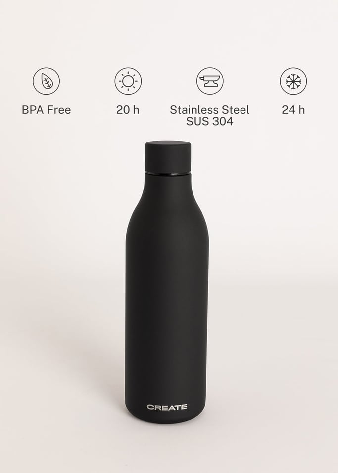 BOTTLE STUDIO - Stainless steel thermal bottle in various sizes, gallery image 2