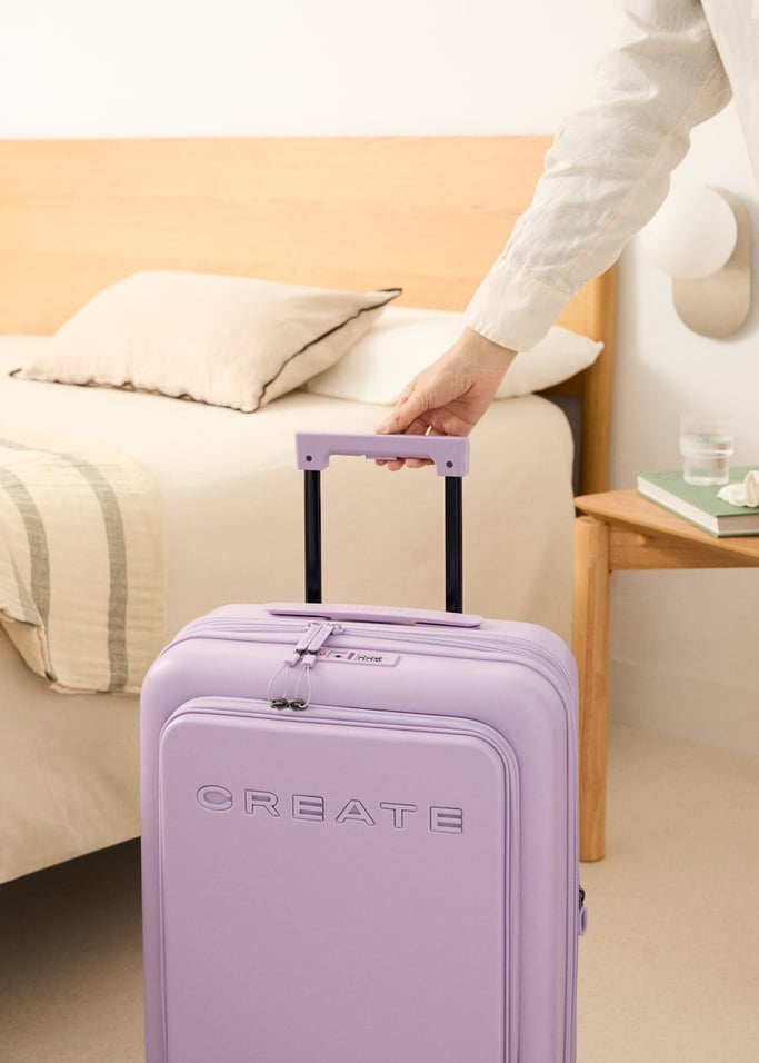 LUGGAGE STUDIO POCKET - Expandable polycarbonate hard-shell suitcase suitable for Low Cost airlines with TSA lock, gallery image 1