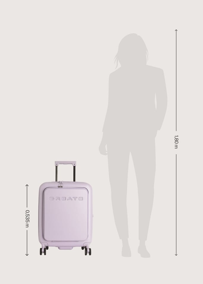 LUGGAGE STUDIO POCKET - Expandable polycarbonate hard-shell suitcase suitable for Low Cost airlines with TSA lock, gallery image 14