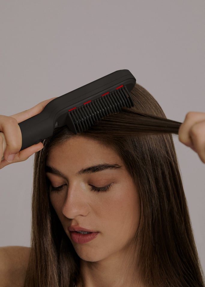 ION LED STYLER - Ionic straightening brush with LED treatment, gallery image 3