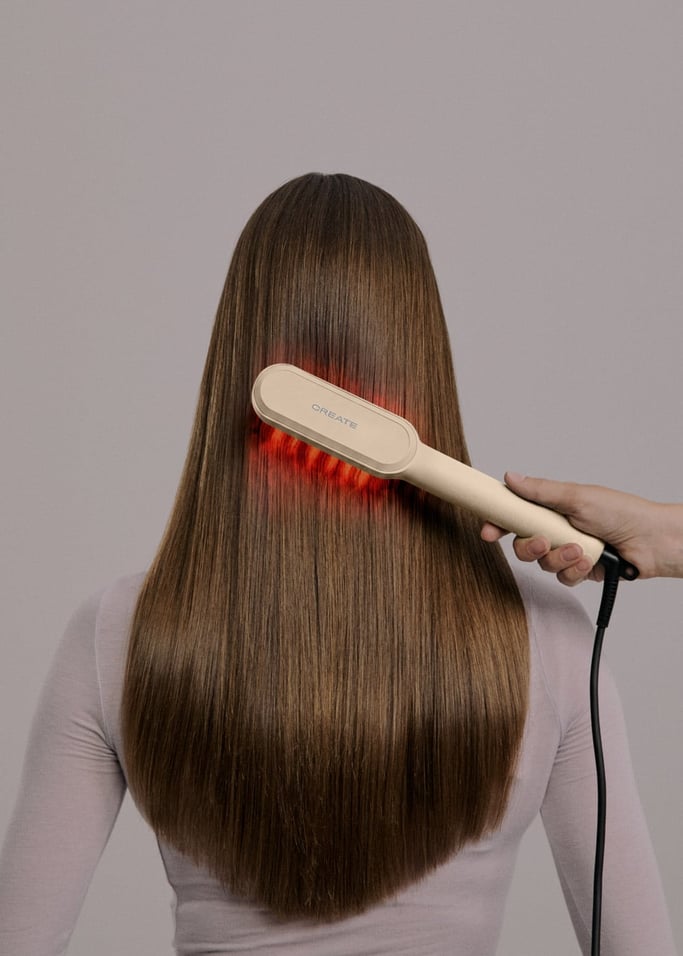 ION LED STYLER - Ionic straightening brush with LED treatment, gallery image 6