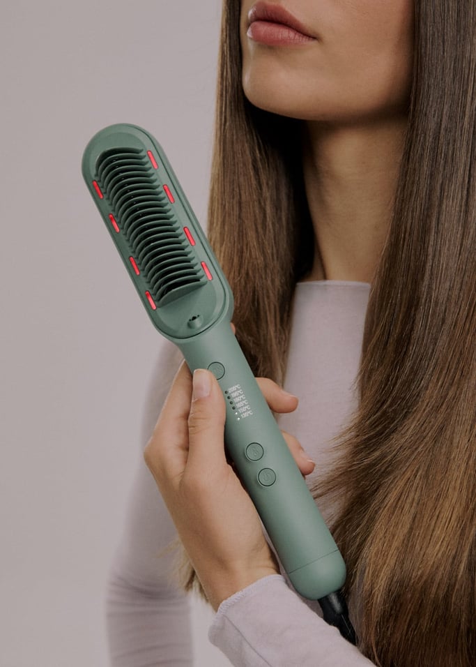 ION LED STYLER - Ionic straightening brush with LED treatment, gallery image 4