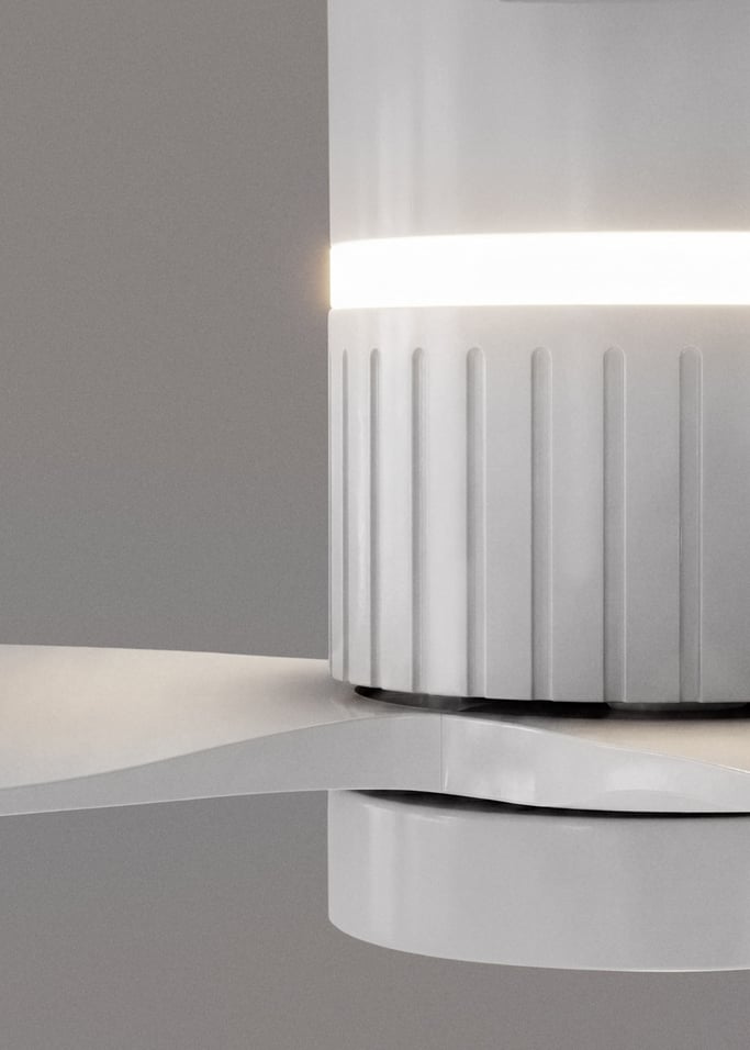 WIND LAYER - 40W quiet ceiling fan Ø132 cm with ambient light, gallery image 4