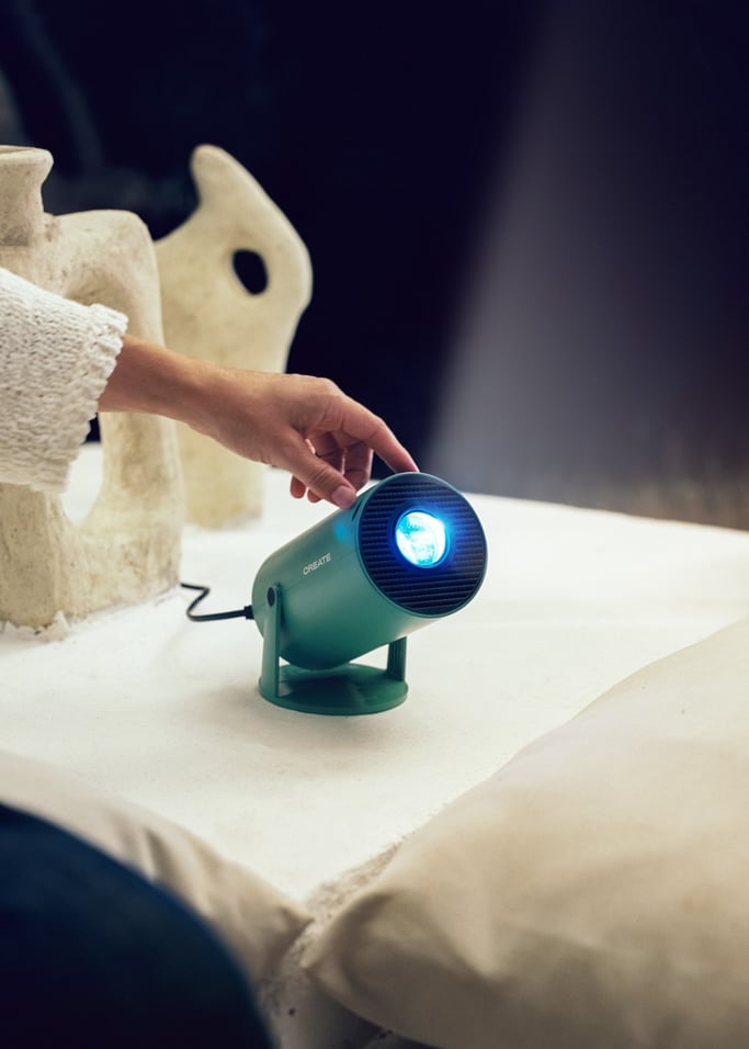 PROJECTOR STUDIO COMPACT - Smart HD projector with WiFi, Bluetooth and 180º rotation, gallery image 2