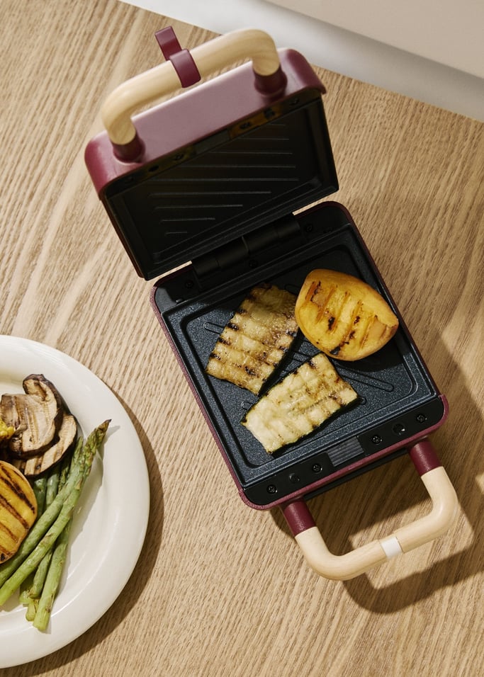 STONE STUDIO - Sandwich grill and waffle maker with removable plates, gallery image 3