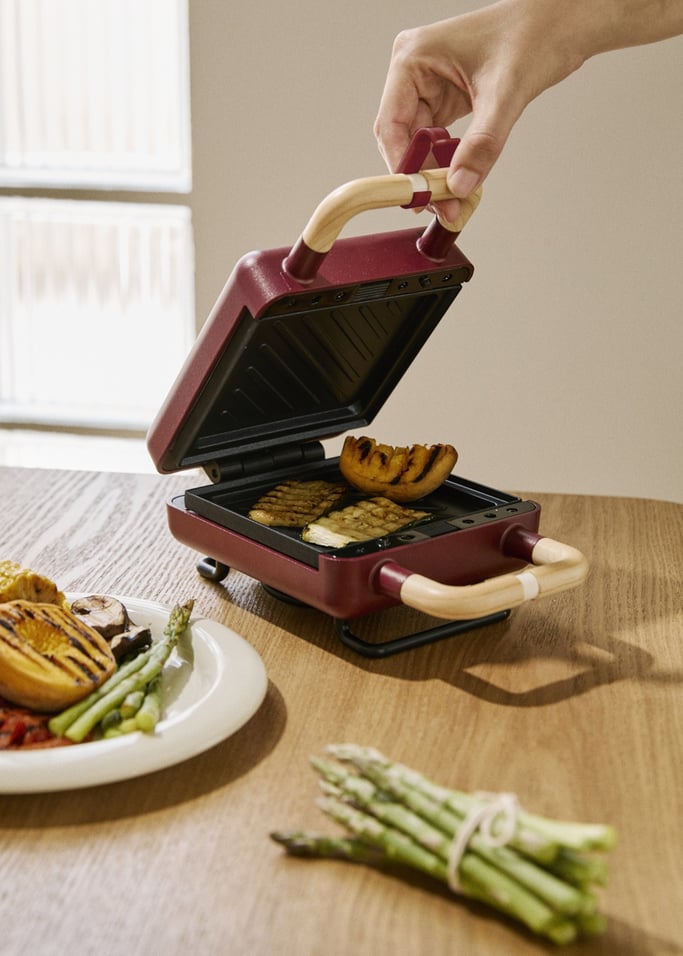 STONE STUDIO - Sandwich grill and waffle maker with removable plates, gallery image 4