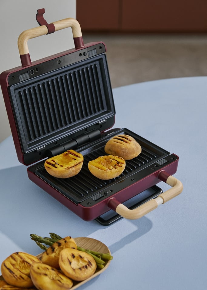 STONE STUDIO - Sandwich grill and waffle maker with removable plates, gallery image 4