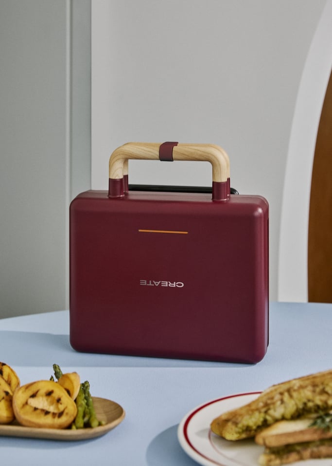 STONE STUDIO - Sandwich grill and waffle maker with removable plates, gallery image 5