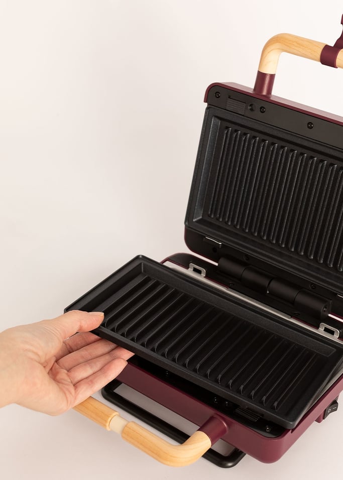 STONE STUDIO - Sandwich grill and waffle maker with removable plates, gallery image 8