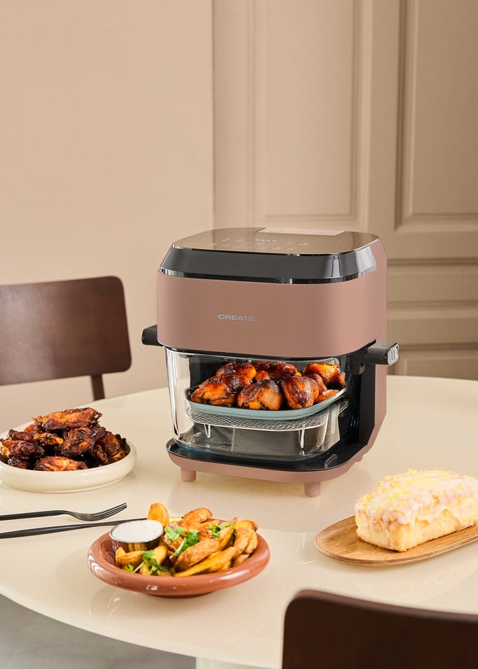 AIR FRYER STUDIO CRYSTAL LARGE - 6 L glass air fryer with steam function, gallery image 1