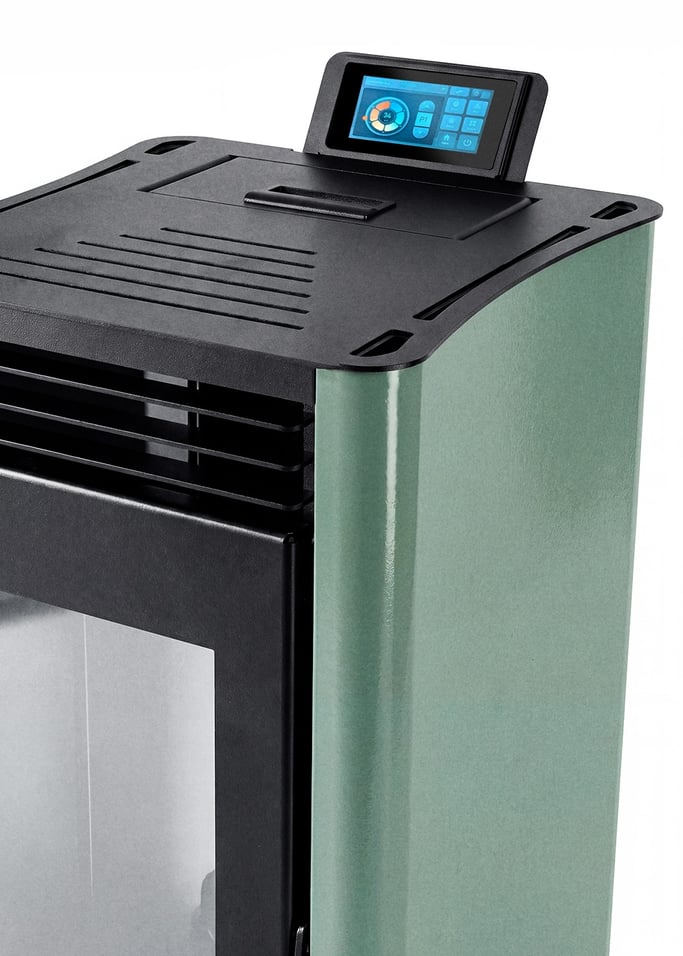 WARM PELLET CONNECT - 10 kw indoor smoke-free pellet stove with wifi, gallery image 4