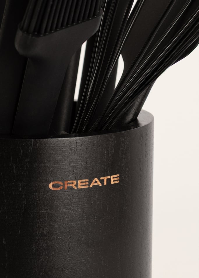 KITCHENWARE STUDIO - 9-Piece Seamless Silicone Kitchen Utensil Set, gallery image 8