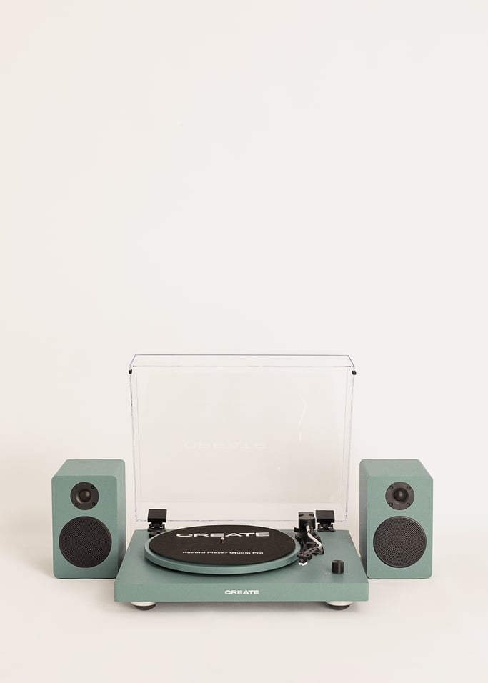 RECORD PLAYER STUDIO PRO - Record Player with 2 External Speakers, Bluetooth and RCA Output, gallery image 8