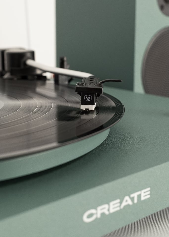 RECORD PLAYER STUDIO PRO - Record Player with 2 External Speakers, Bluetooth and RCA Output, gallery image 6