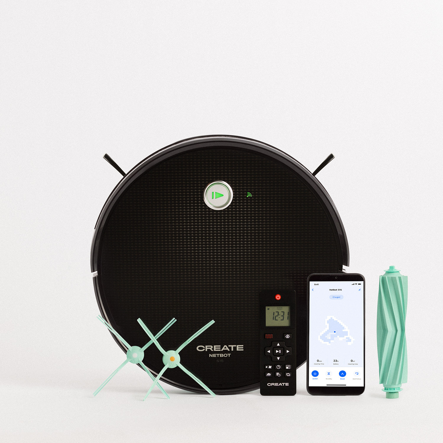 NETBOT S15 2.0 TOOL - Smart Robot Presser + Silicone Brushes - Create