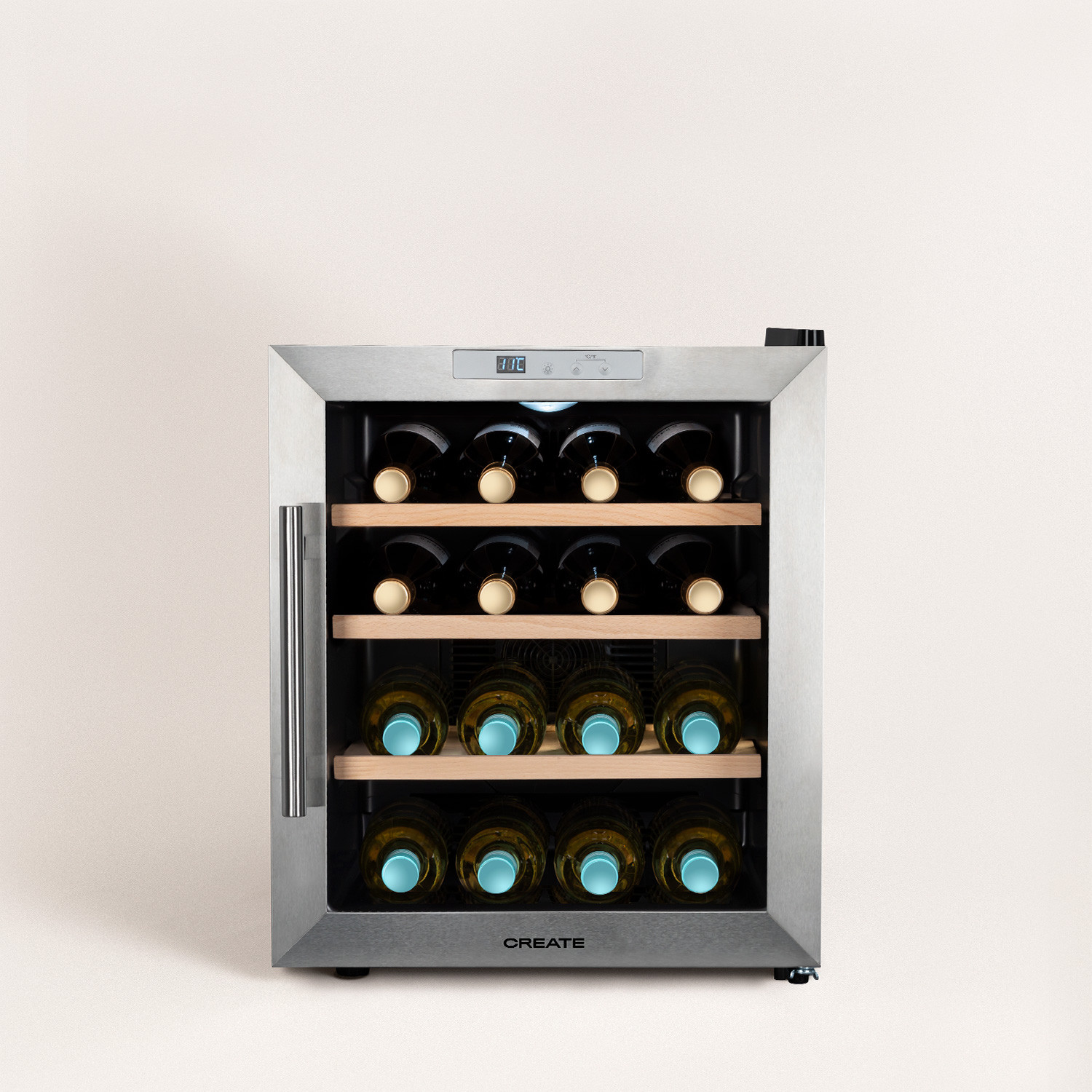 WINECOOLER WOOD L - Wine cooler for 16 bottles, imagen de galería 1