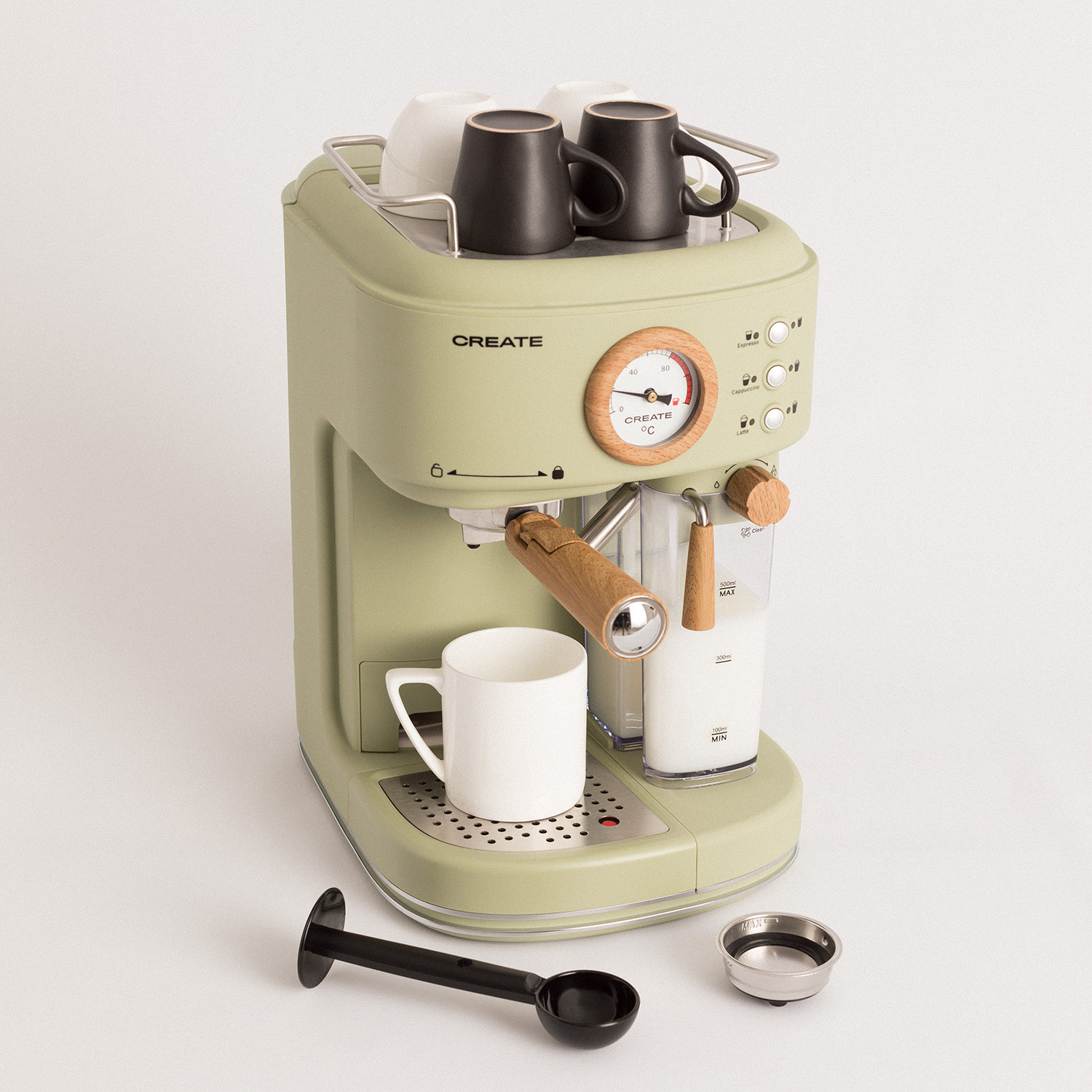 THERA MATT PRO 20bar semiautomatic espresso machine Create Ikohs