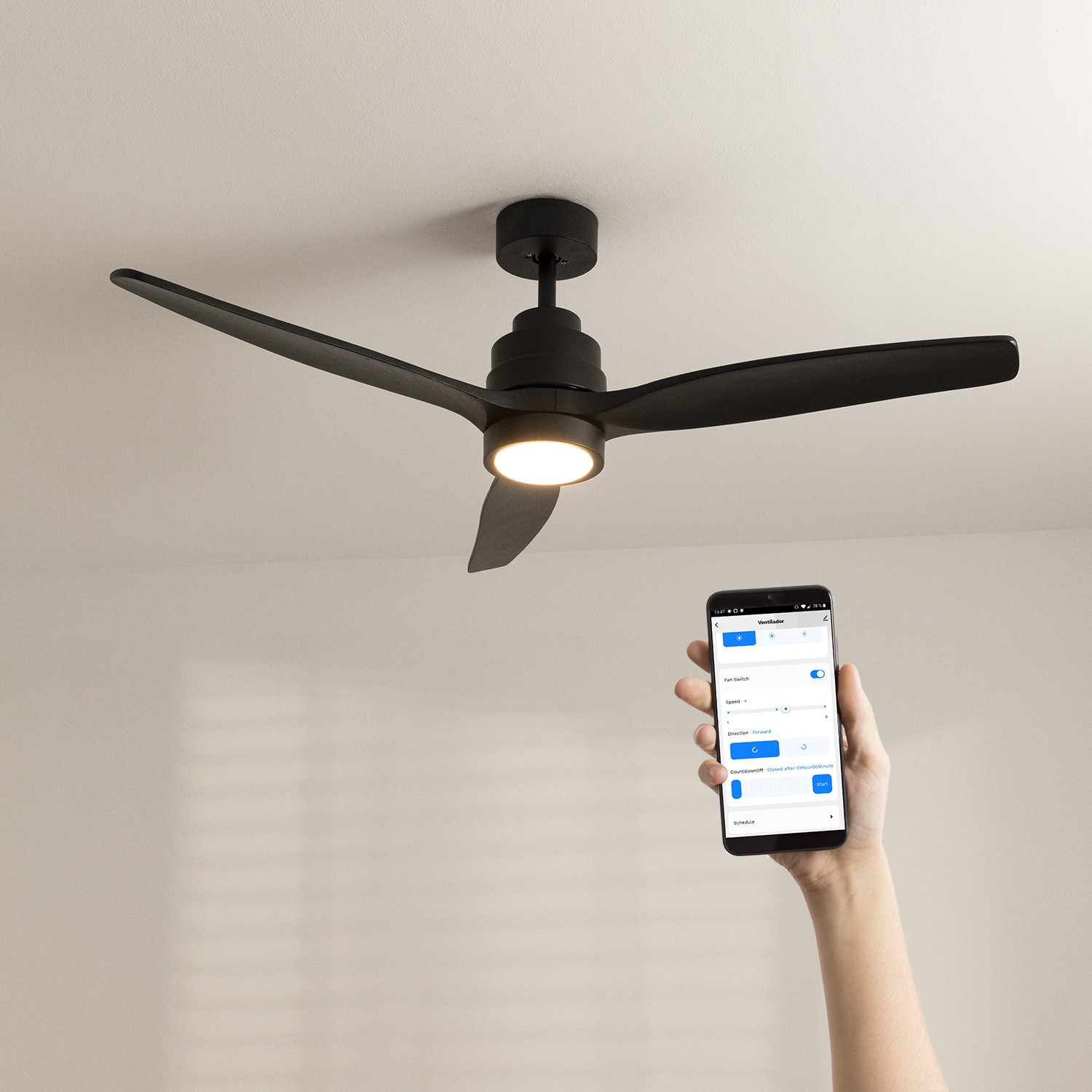 WINDSTYLANCE DC WHITE - Ceiling Fan, imagen de galería 1